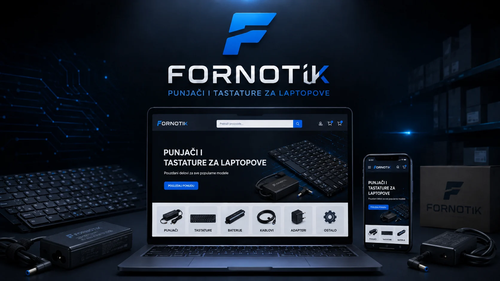 Fornotik — vizuelni prikaz internet prodavnice